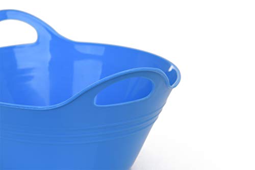 Mintra Office Mintra Home Plastic Bowls with Handles (4.5L Large 2pk, Blue) - Image 2
