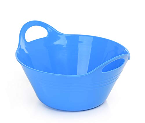Mintra Office Mintra Home Plastic Bowls with Handles (4.5L Large 2pk, Blue) - Image 4