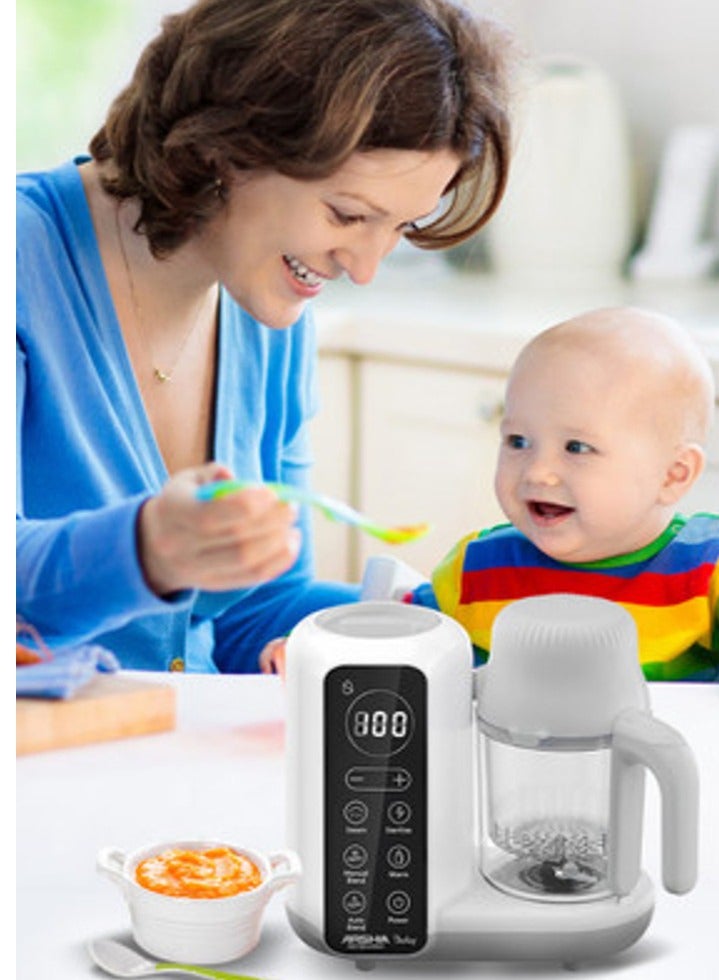 Arshia Baby Food Processor – Steam, Blend & Sterilize Functions – Digital Display - Image 3