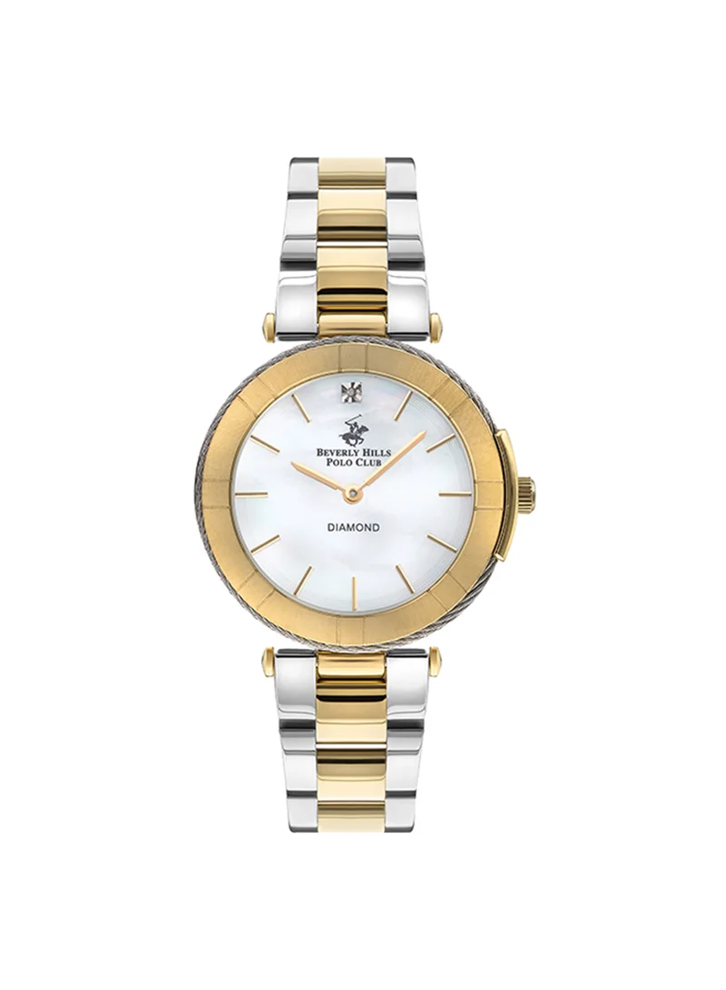 BEVERLY HILLS POLO CLUB Women's Analog  Shape Metal Wrist Watch BP3333X.220 - 35 Mm