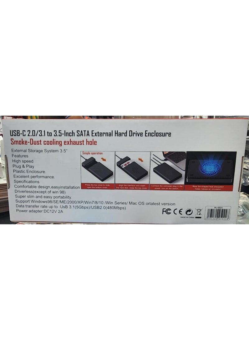 POWER LAP 3.5'' HDDEXTERNAL CASE PL-E024 - Image 1