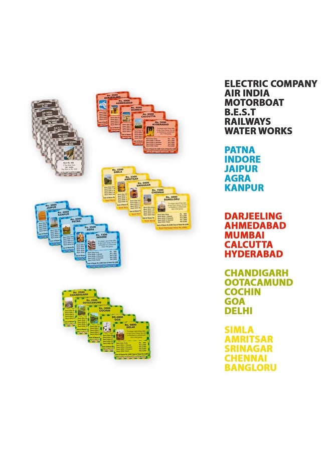 راتاناز مجموعة ألعاب لوحية 5 في 1 من Business Jr. Coins | تتضمن ألعابًا مثل Business وSnake and Ladders وLudo وCar Rally وCricket | مثالية للأطفال والكبار من 2 إلى 4 لاعبين - Image 5