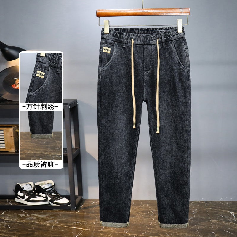 Unisex Classic Denim Jeans Loose Fit Daily Outdoor Wear - Image 1