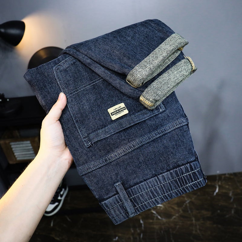 Unisex Classic Denim Jeans Loose Fit Daily Outdoor Wear - Image 4