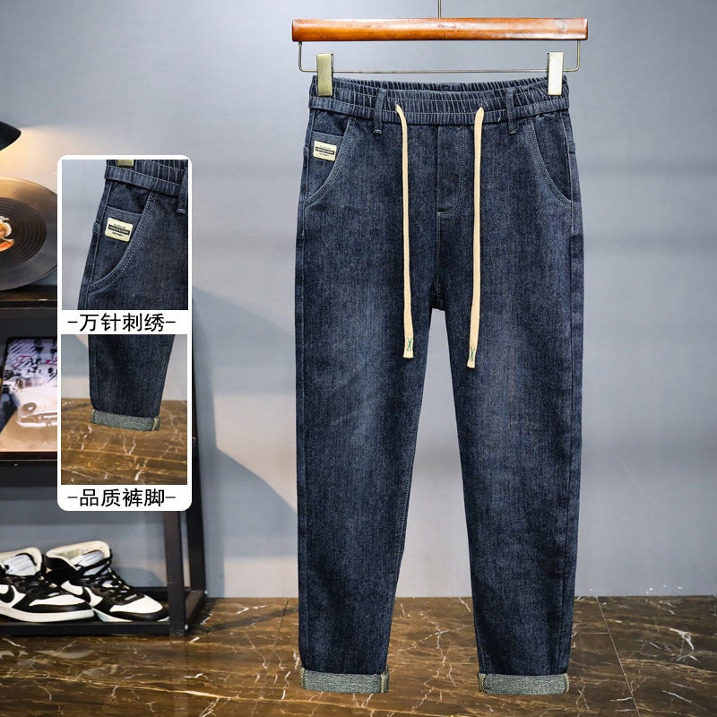 Unisex Classic Denim Jeans Loose Fit Daily Outdoor Wear - Image 5