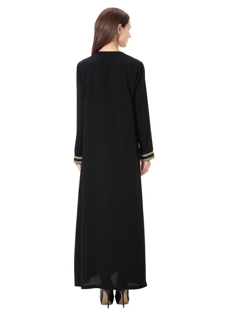 Loquat Muslim Lady wool peach Dress - Image 2