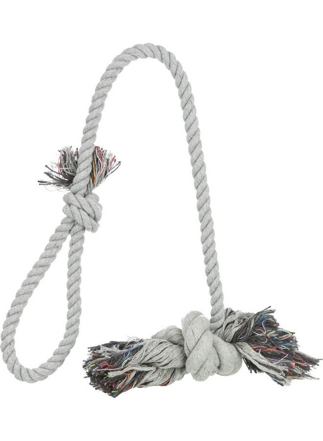 تريكسي حبل اللعب من دنتا فان، ألعاب شد غير سامة للجراء والكلاب، مزيج من القطن والبوليستر، يحافظ على نظافة الأسنان - 70 سم - Image 3