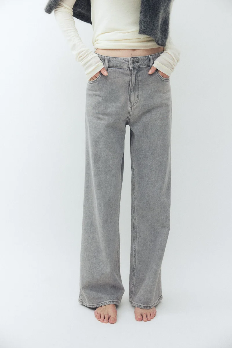 H&M Wide High Jeans