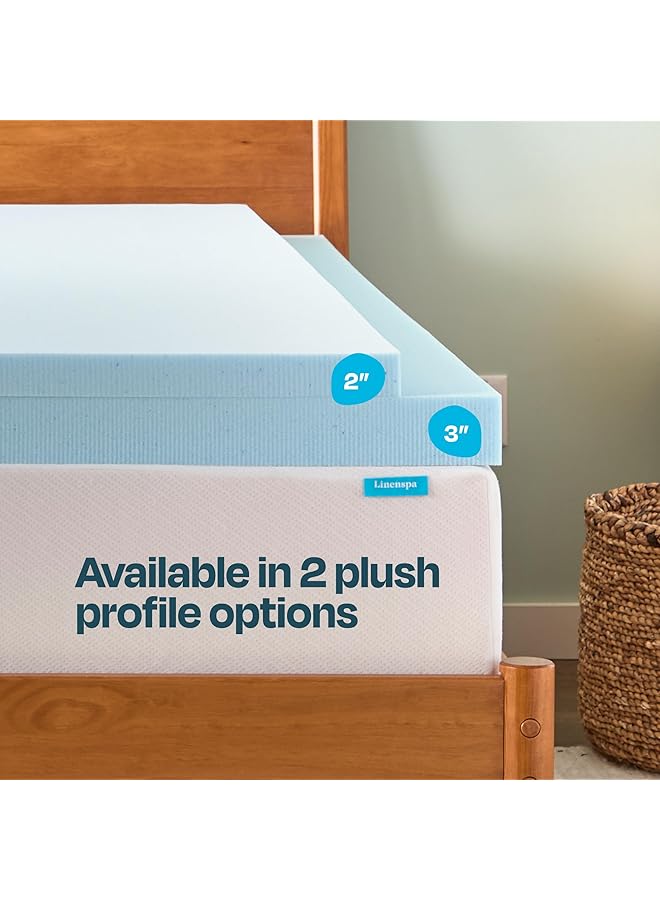 إيروريكس 2 غطاء مرتبة من الإسفنج الذكي المشبع بالجل مقاس Twin XL - Image 4