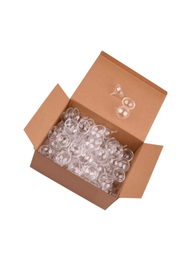 klarako Single Rose Packaging 25pcs Clear Chocolate Container Holder Mini Chocolate Box Candy Packaging Case for Valentines Day Birthday Wedding Party Decoration Corsage Boxes  - Image 1