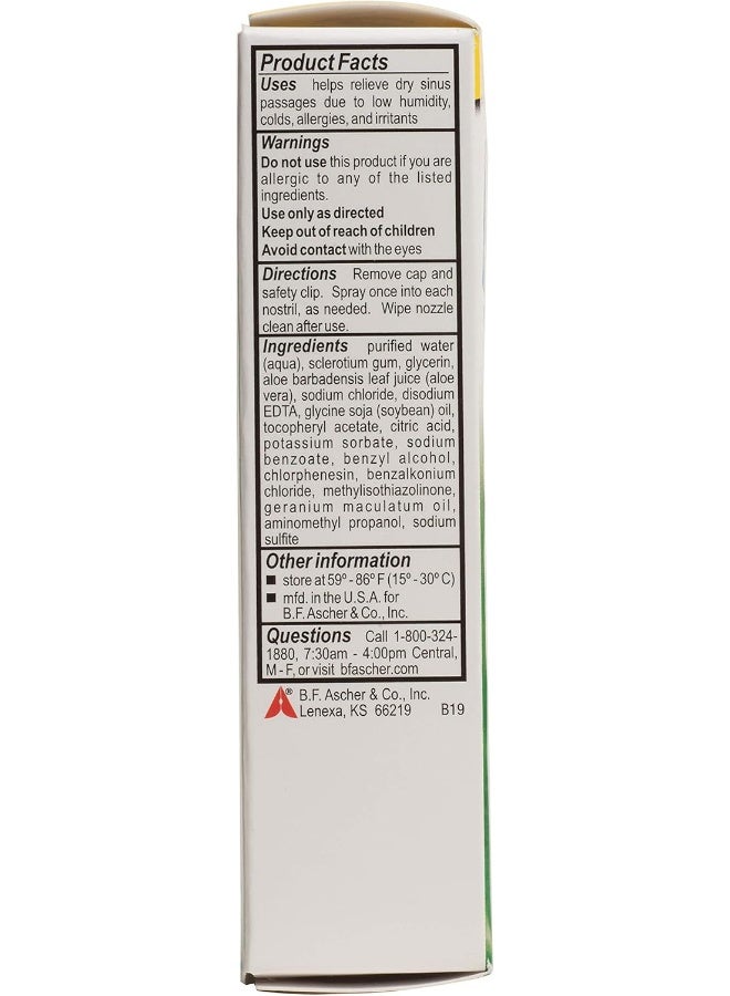 AYR Ayr Saline Nasal Gel No-drip Sinus Spray With Soothing Aloe Vera, 0.75 Ounce Spray Bottle - Image 3