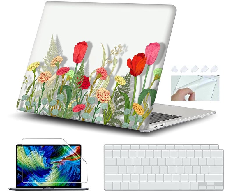 GIOIA BAZAAR Case for MacBook Air 13 Inch M1 A2337 A2179 A1932 2018-2020 Release Retina Display &Touch Id, Plastic Hard Shell Case Cover (Design12) - Image 1
