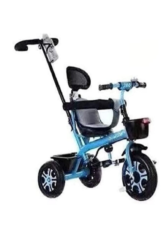 Kids Tricycles for 1 to 6 Years Old Baby Trike Kid's Ride On Tricycle with Push Bar 3 Wheel Bike for Boys & Girls 3 Wheels Tricycle Blue  - Image 2