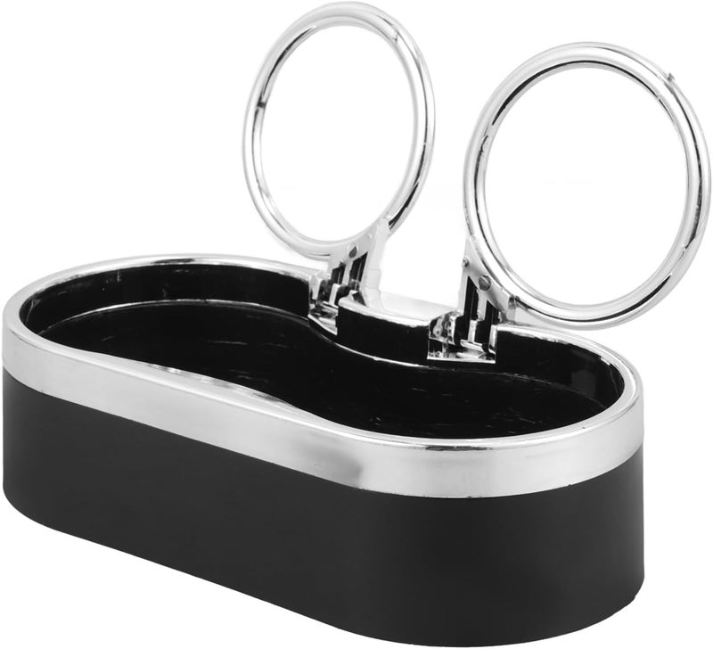 Car Double-Hole Plastic Cup Holder, Multifunctional Auto Bottle Organizer and Drink Rack, Universal Car Cup Stand for Travel and Daily Use - Image 1