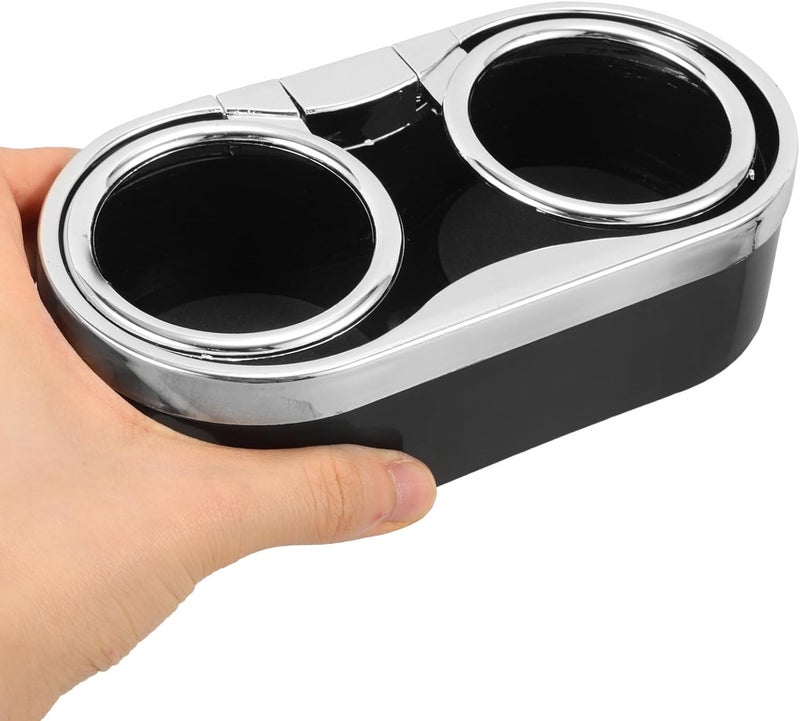 Car Double-Hole Plastic Cup Holder, Multifunctional Auto Bottle Organizer and Drink Rack, Universal Car Cup Stand for Travel and Daily Use - Image 4