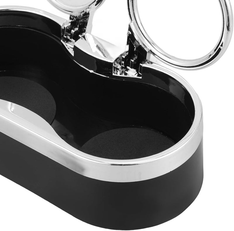 Car Double-Hole Plastic Cup Holder, Multifunctional Auto Bottle Organizer and Drink Rack, Universal Car Cup Stand for Travel and Daily Use - Image 3