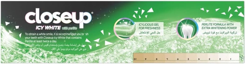 Closeup Icy White Toothpaste with Perlite - Image 2