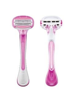 pure silk Contour 6 Premium Disposable Razor Value Pack Bundle (3 Packs9 Total Razors)  - Image 5