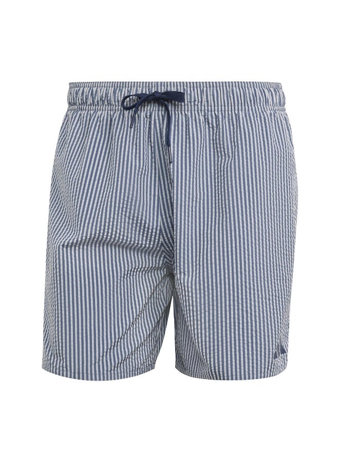 Adidas Adidas Seersckr Sh 5In White Swim Shorts Swimwear For Men - Image 1