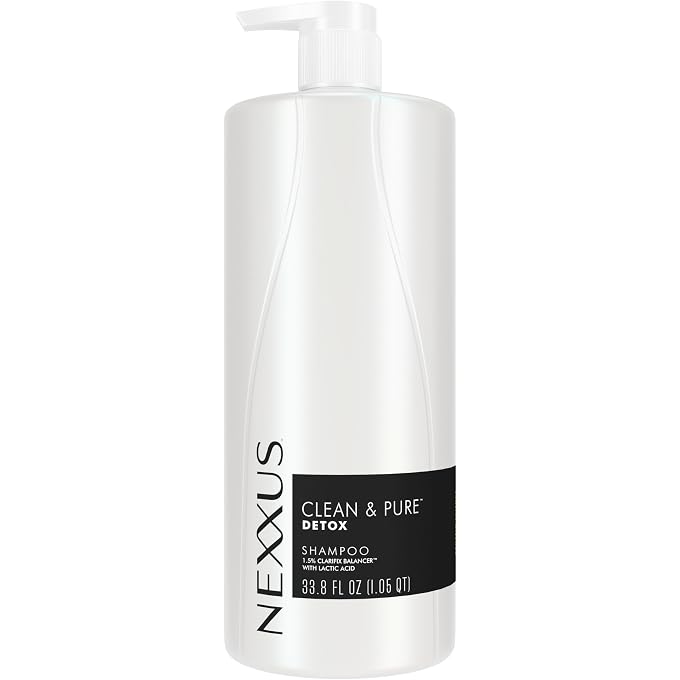 Nexxus Clean and Pure Clarifying Shampoo, For Nourished Hair With ProteinFusion, Silicone, Dye And Paraben Free 33.8 oz - Image 1
