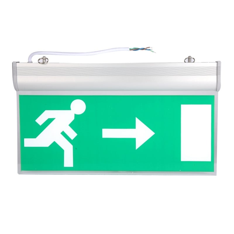 Emergency Sign Lamp: 90+ Minutes Runtime High Bright LED, Wear-Resistant Acrylic - Directional Evacuation Light for Public Buildings, Shopping Malls, Hospitals & Emergency Evacuation Scenarios - Image 4