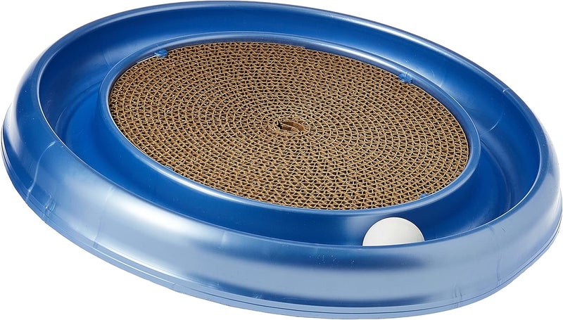 Bergan Turboscratcher Cat Toy with Cardboard Scratcher and Ball Track - Image 4