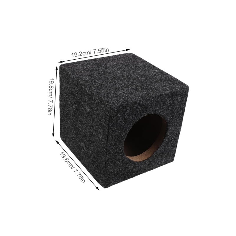 Square Wooden Subwoofer Box for Car Audio Systems Durable Easy Installation - Image 3