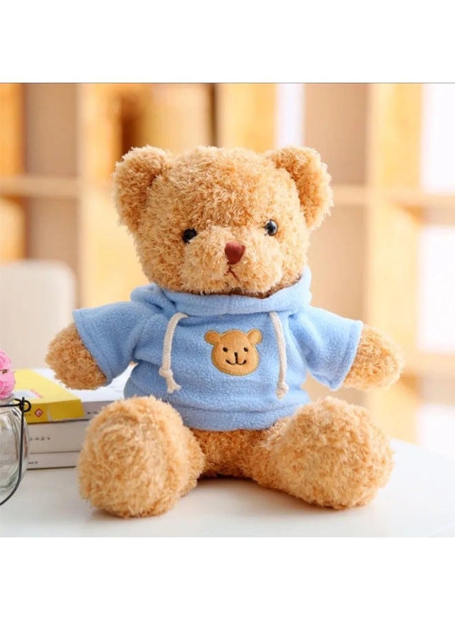 Claw Machine Dolls Toy/plushie For Kids Adults - Fun Arcade Game Play - Soft Stuffed Animal Toy Various Colors Available-Specifications:Blue Sweat Bear-Color:38cm - Image 1