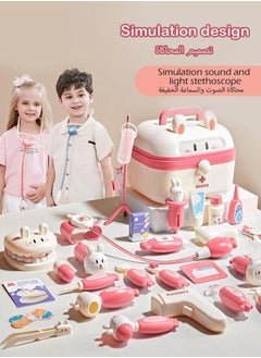 XiuWoo Children's Doctor Role Play,Doctor Playset Toy Medical Role Play for Boys Girls,Kids Doctor Pretend Play  - Image 3