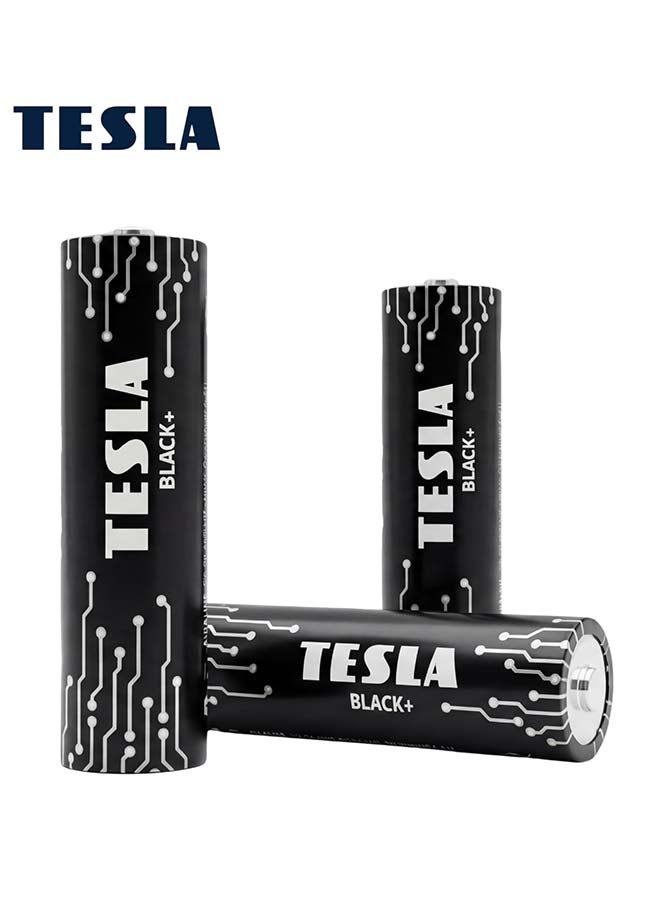 TESLA BATTERIES  AAA BLACK+ ALKALINE  LR03 1.5 4pcs - Image 3