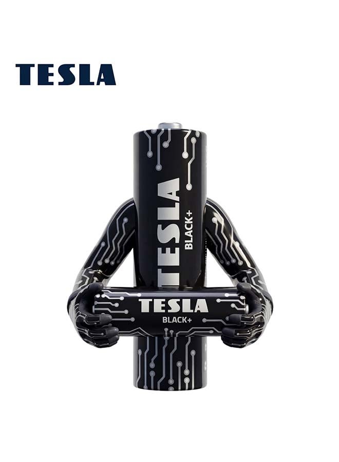 TESLA BATTERIES  AAA BLACK+ ALKALINE  LR03 1.5 4pcs - Image 2