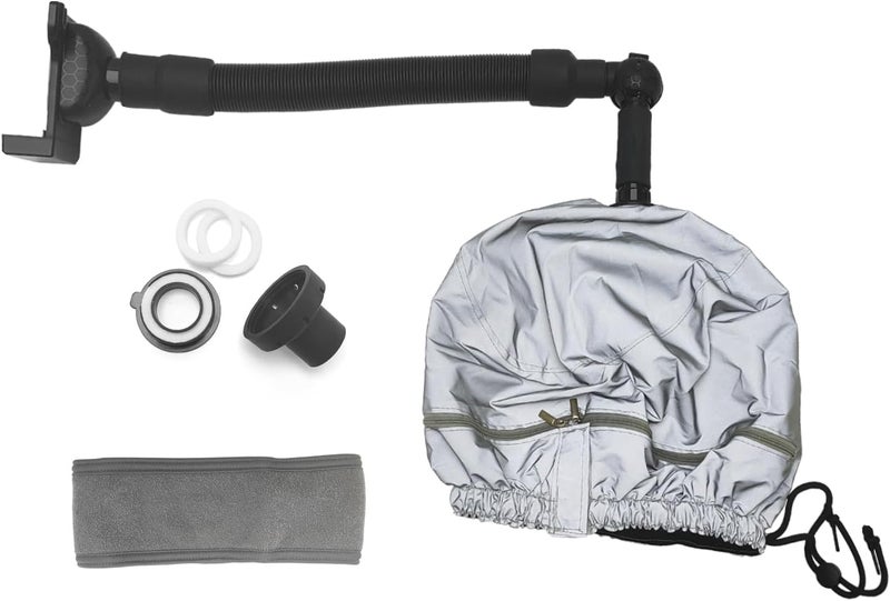 Elitzia Hair Micro Mist Steamer Machine with Water Proof Hood, Telescopic Tube for Hair Care, Hairdressing, Drying, Coloring, and Mask Application