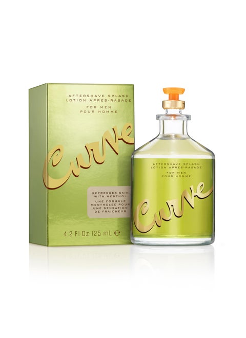 Curve Aftershave Splash Lotion for Men, 4.2 Fl. Oz.