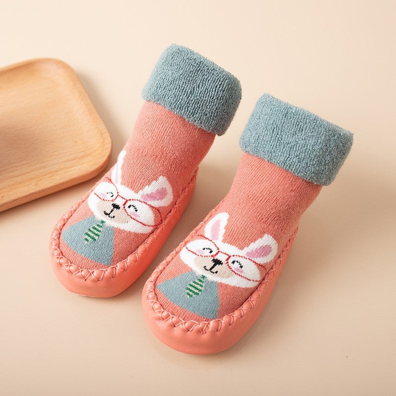 Children'S Floor Socks Non-Slip Soft Bottom Toddler Socks Baby Thickened Newborn Baby Shoes Socks - Image 1