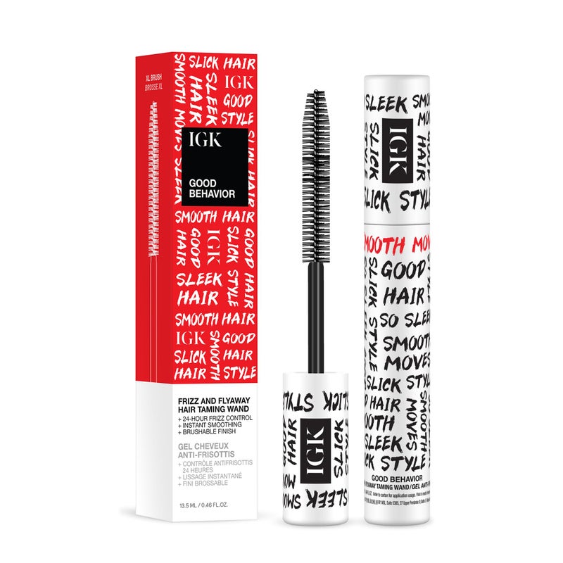 IGK Good Behavior Frizz & Flyaway Hair Taming Wand â€“ Lightweight Gel Control Stick for Smooth, Sleek Hair, Anti-Frizz Styling, 0.24 oz - Image 1