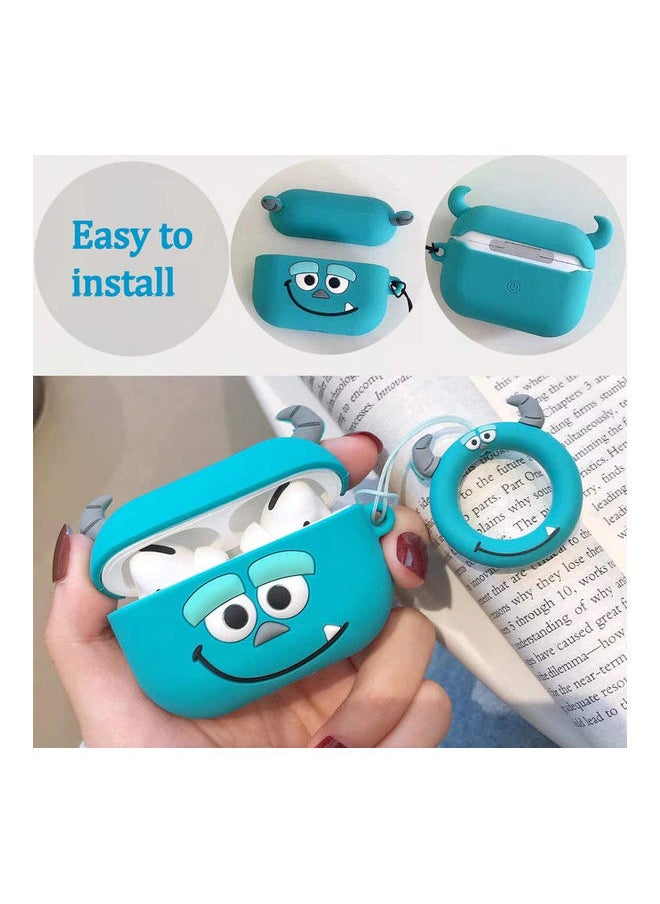NIBEMINENT - Protective Case Cover For Apple AirPods Pro Blue - Image 1