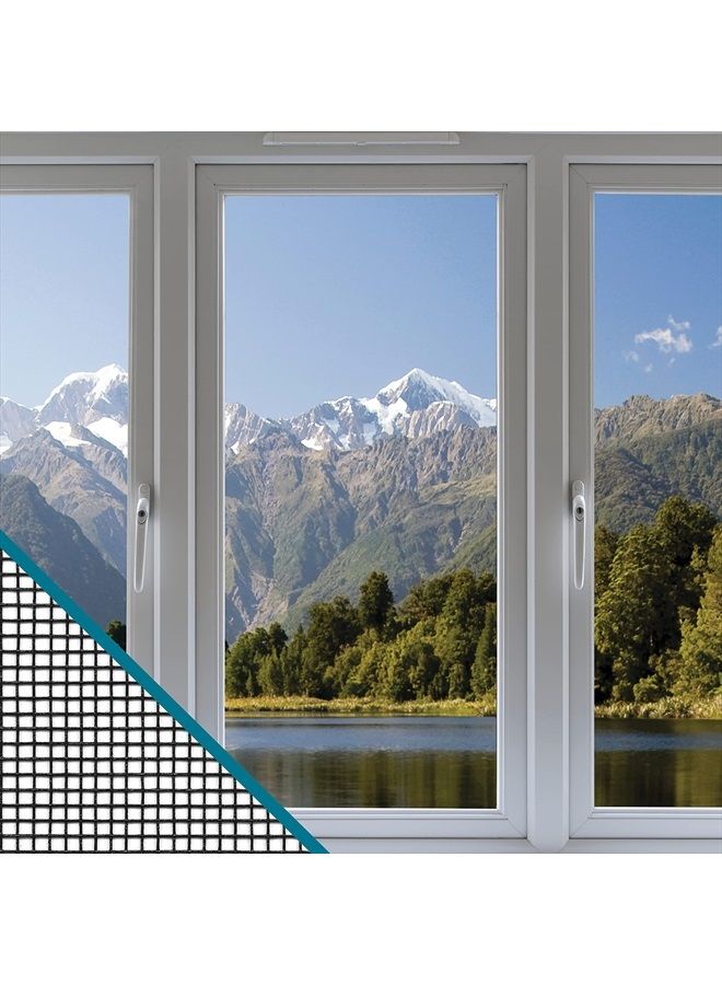 Saint-Gobain ADFORS ADFORS Premium Clear Advantage Screen, 48" x 84", Charcoal  - Image 3