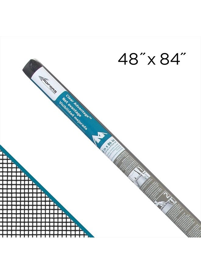 Saint-Gobain ADFORS ADFORS Premium Clear Advantage Screen, 48" x 84", Charcoal  - Image 2