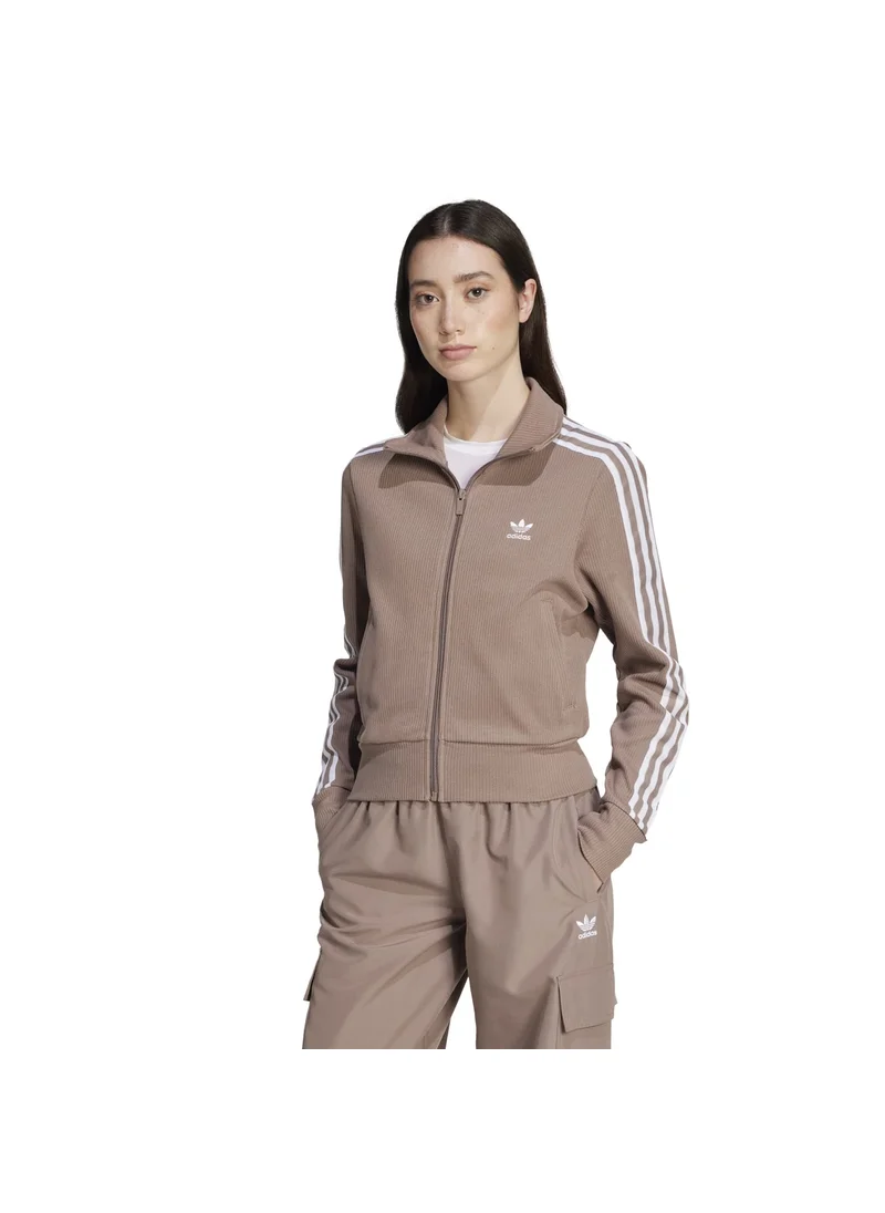 اديداس adidas FB KNITTED TOP Brown Originals Women TRACK TOPS