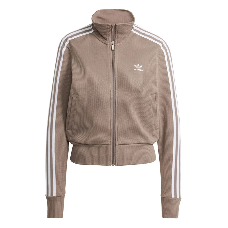 adidas Originals FB KNITTED TOP Brown Originals Women TRACK TOPS