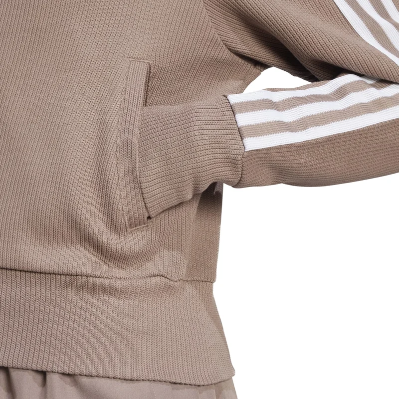 adidas Originals FB KNITTED TOP Brown Originals Women TRACK TOPS