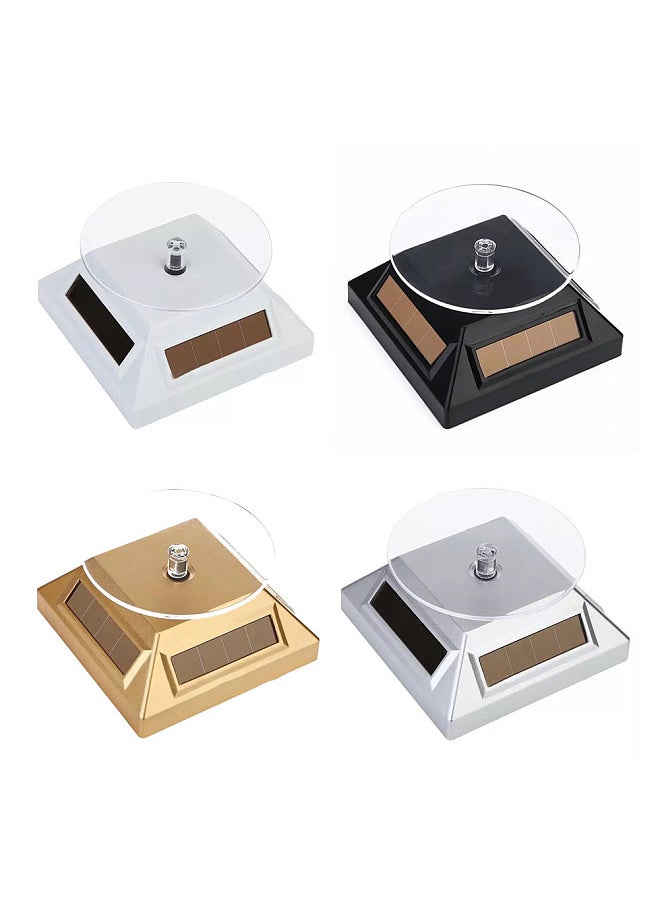 Generic - 360 Degree Electric Rotating Turntable Display Stand for Video Photography Props Solar Display Turntable - Image 1