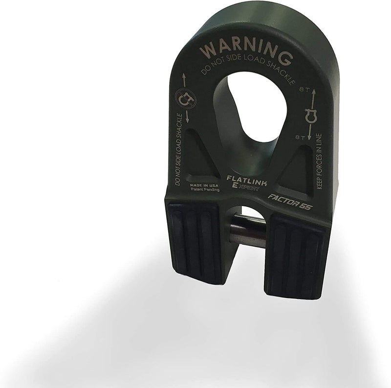 Factor 55 0008006 FlatLink E Expert Version Winch Shackle Mount Assembly Anodized Gray