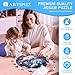 Artipuz Wooden Puzzles for Adults Aurora World Wooden Puzzle Unique Shape Wood Jigsaw Puzzle for Adults Wood Puzzles Adult Gifts for Friends and Family Wall Art Home Decor 200pcs 114 114in M - Image 4