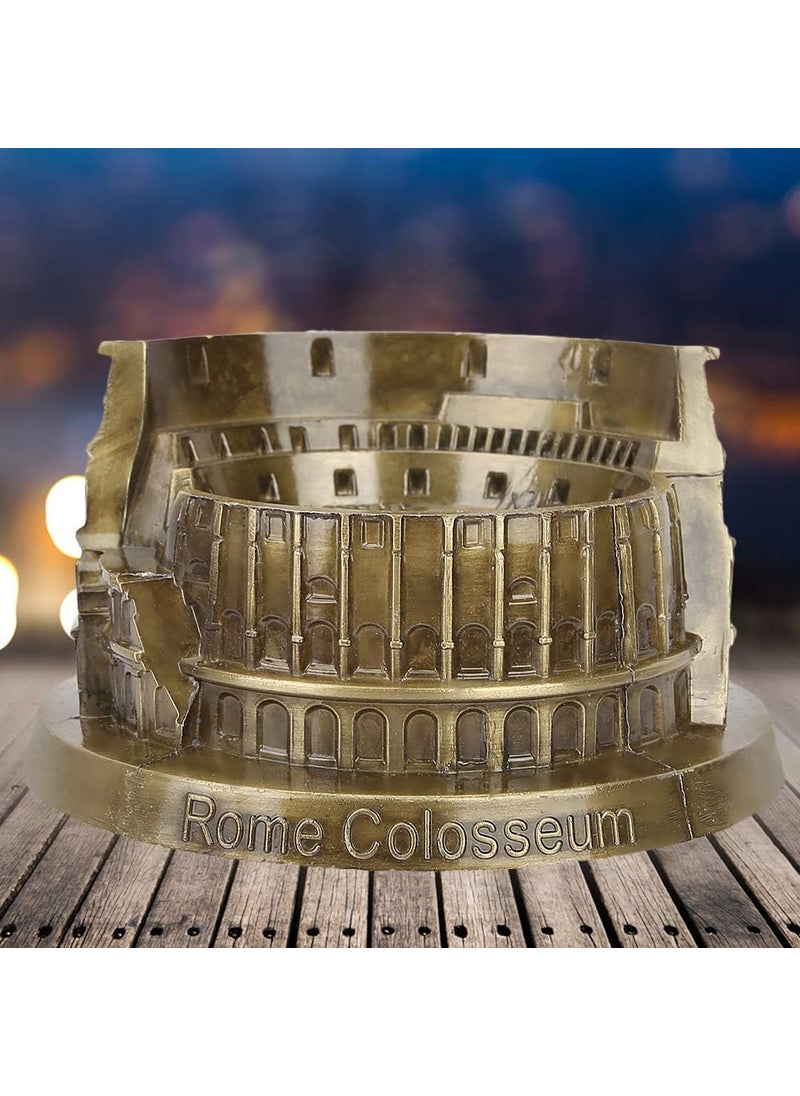 HURRISE HURRISE Colosseum Model Vintage Roman Colosseum Roman Colosseum Model Colosseum Desktop Decor for Homeoffice Desktop Ornaments  - Image 3