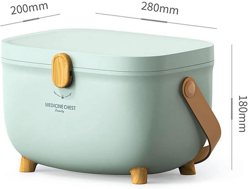 BLURISM 1pc Medicine Storage Box, Portable Medicine Storage Container, Multi-layer Medical First Aid Kit, Aesthetic Room Decor, Home Decor, Space Saving Organization, Kitchen Accessories - Image 4