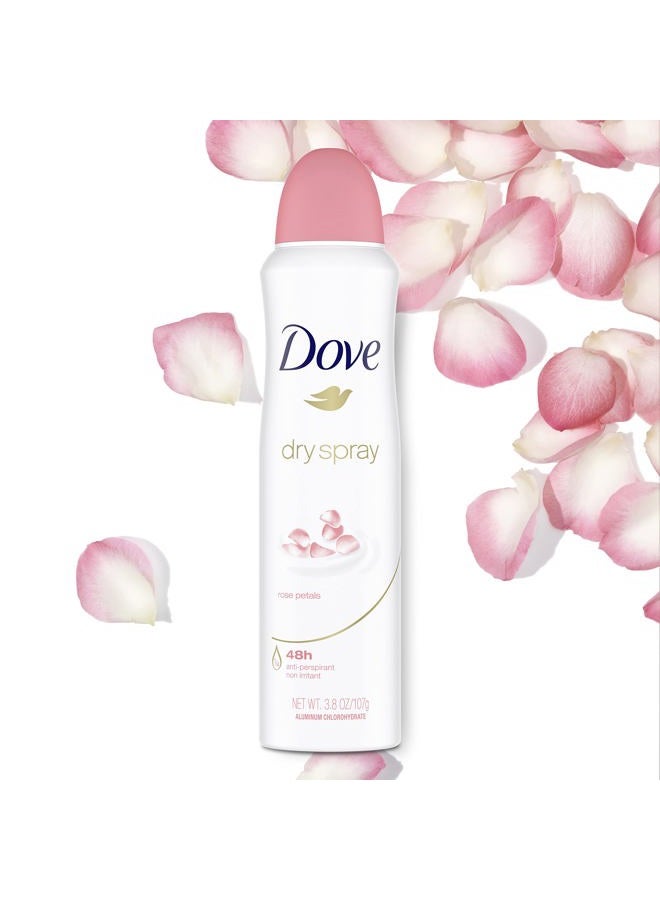 Dove مزيل العرق برائحة بتلات الورد، 3.8 أونصة، عبوة من 3 - Image 2