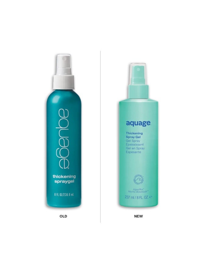 Aquage رذاذ جل تكثيف AQUAGE، للشعر الناعم أو الرقيق، معزّز بالنباتات البحرية، يضيف حجمًا، وحيوية، وثبات قوي، 8 أونصات - Image 2
