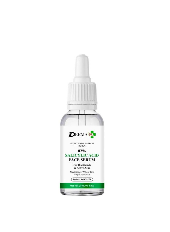 DERMAKR DERMA KR 2% Scilicylic acid Face Serum for blackheads & Active Acne -15ml - Image 1