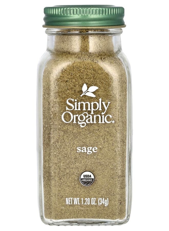 Simply Organic ساج 1.2 أونصة (34 جرام)